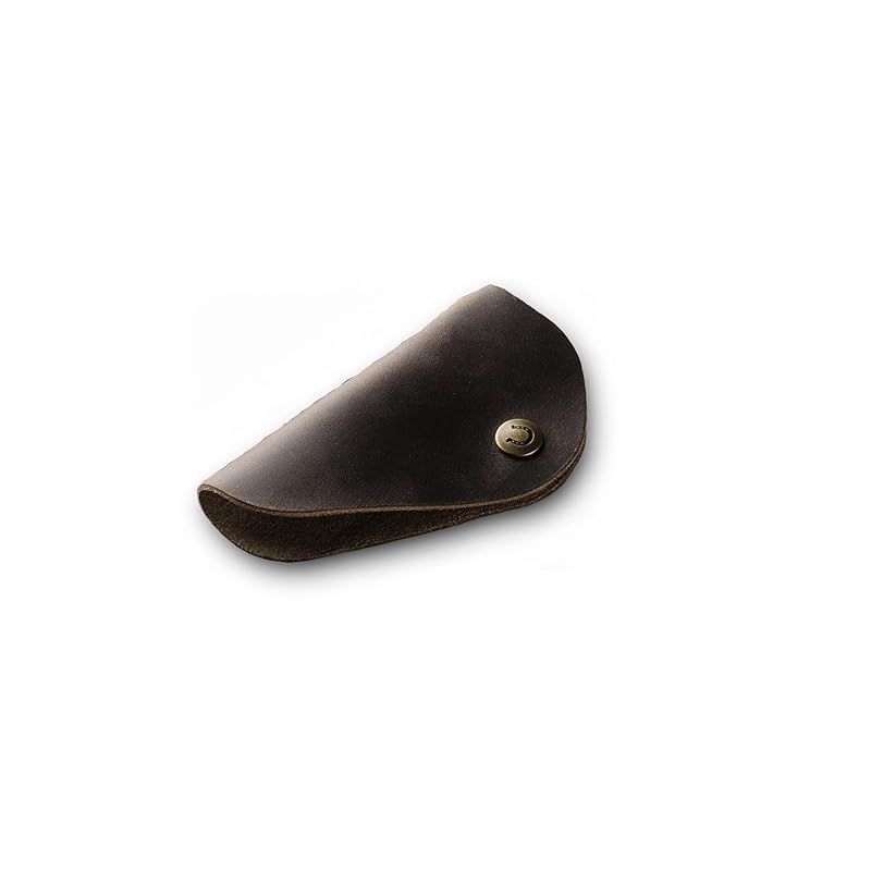 【新着商品】[Crazy Horse Craft] 一枚革 キーホルダー メンズ キーケース 革 鍵 ケース イタリアンレザー 日本語商品取扱説明書付き ウッドブラウン