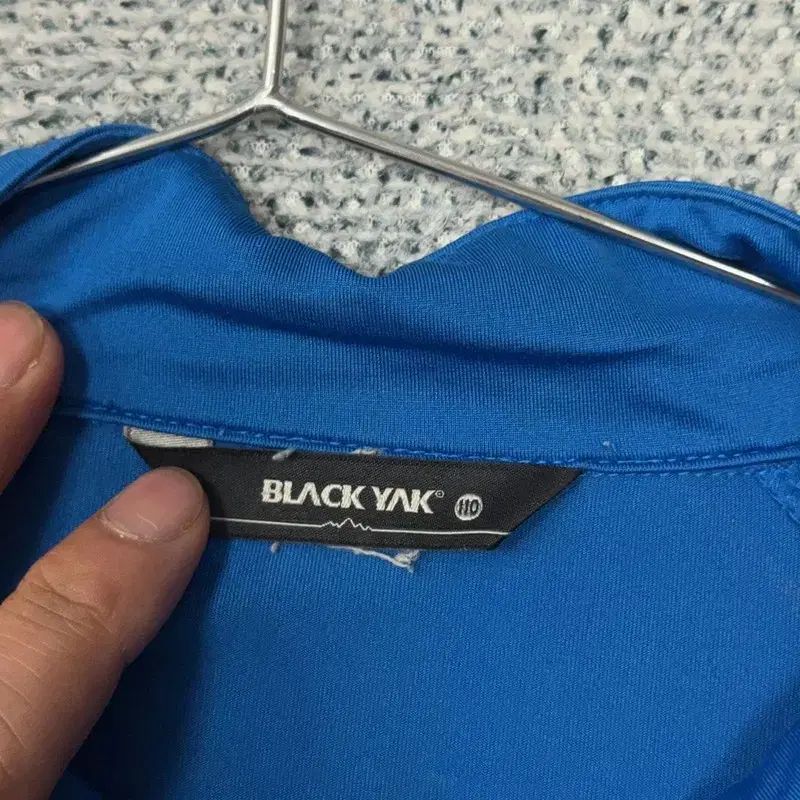 BLACK YAK(ブラックヤク) 青 登山 機能性 ハーフジップ 長袖T