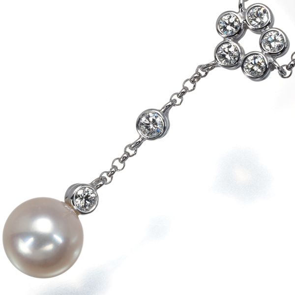 TASAKI タサキ ネックレス ダイヤ ダイヤモンド 0.43ct パール