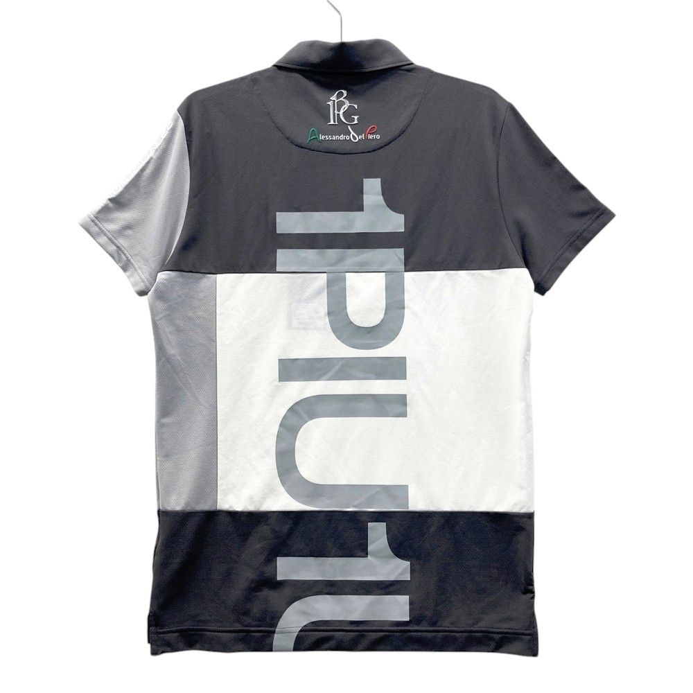 サイズ 3 1PIU1UGUALE3 GOLF GDT002 半袖ポロシャツ デル ピエロ グレー系 240101531410 ゴルフウェア メンズ ストスト