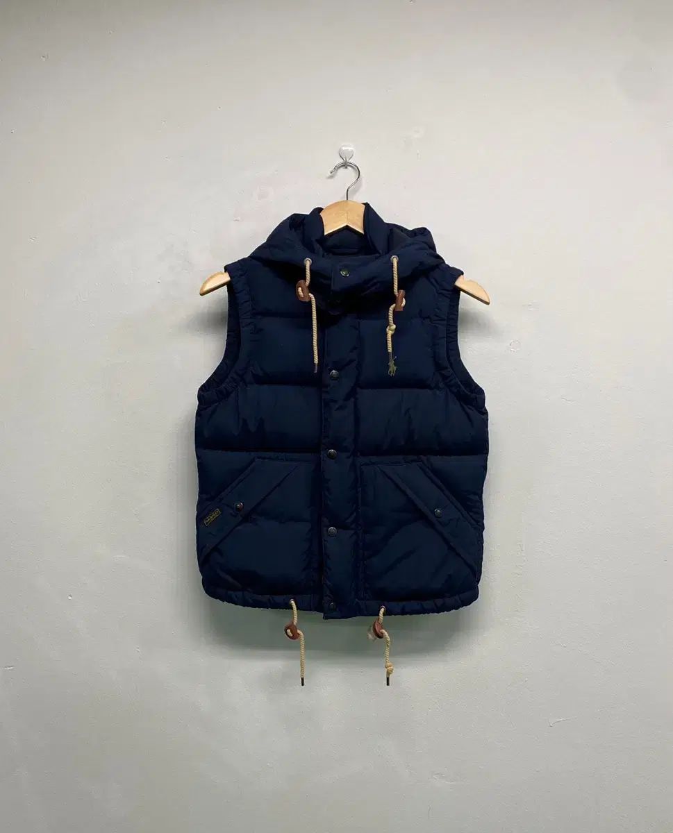 RALPH LAUREN ダウンベスト　レッド　レディース　フード付き　Sサイズ 中古・古着通販】POLO RALPH LAUREN (ポロ・ラルフローレン) ダウン