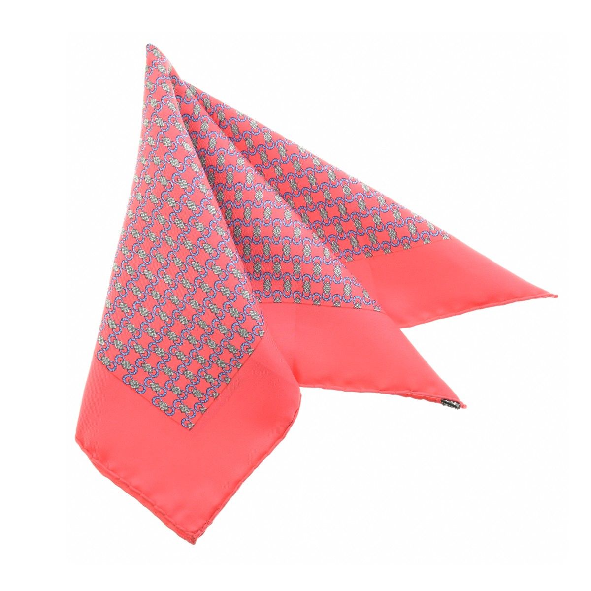 美品 HERMES プチカレ シルクスカーフ LES CLES THE KEYS HERMES