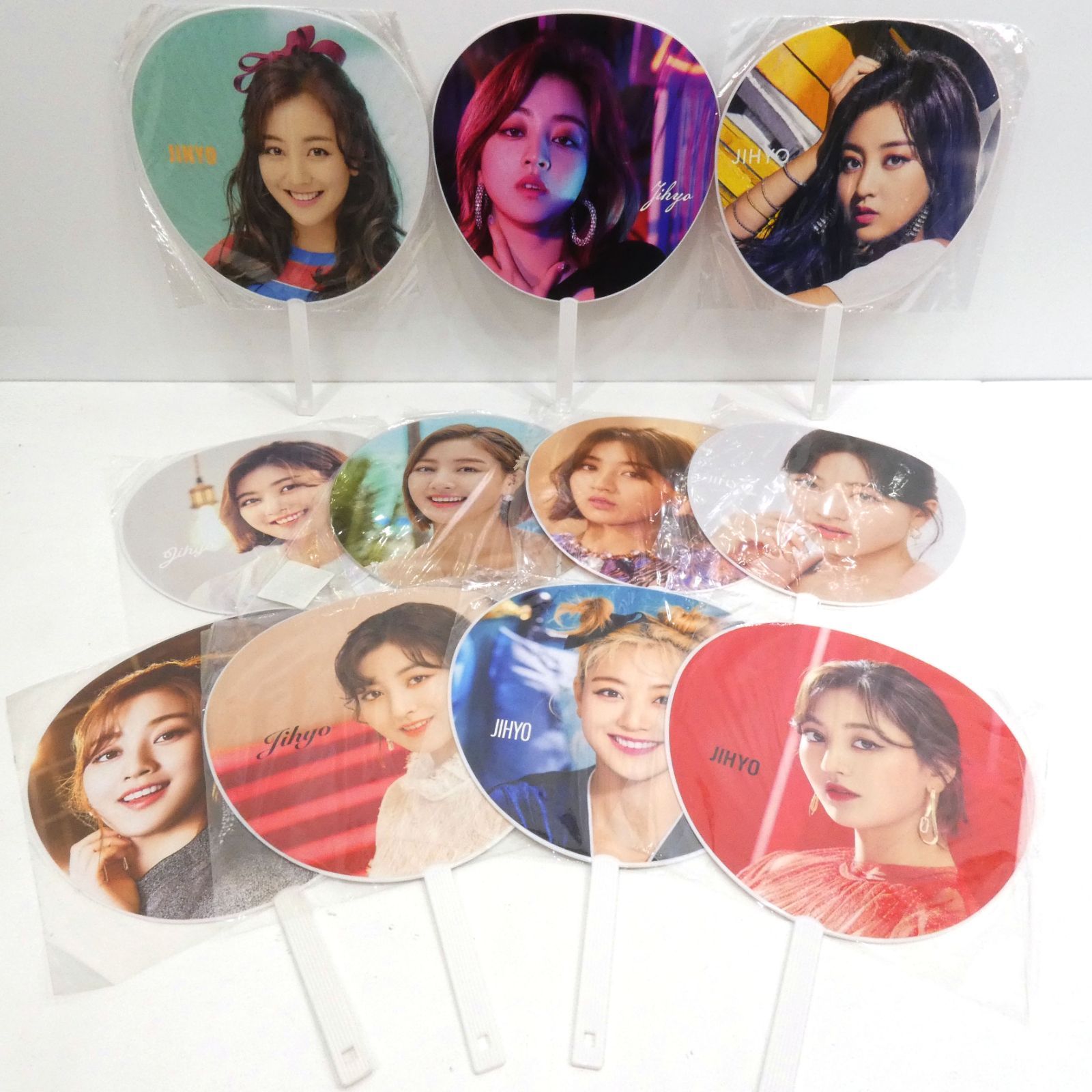 小牧店】TWICE JIHYO トゥワイス ジヒョ うちわセット 11本 【I353
