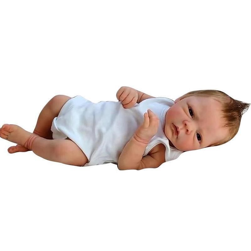 リボーンドール】超リアルな赤ちゃん人形 男の子 約46cm 髪の毛