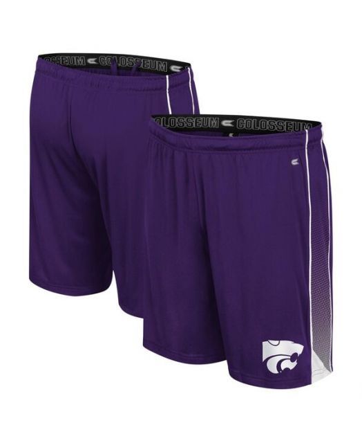 【送料無料】 コロシアム メンズ ハーフパンツ・ショーツ ボトムス Men's Purple Kansas State Wildcats Online Shorts Purple
