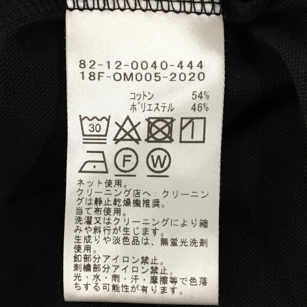 BEAMSGOLF - 【美品】ビームスゴルフ 長袖ポロシャツ 黒 胸元ロゴ ボタンダウン日本製 メンズ L ゴルフウェア BEAMS GOLF 美品】ビームスゴルフ 長袖ポロシャツ 黒 胸元ロゴ ボタンダウン