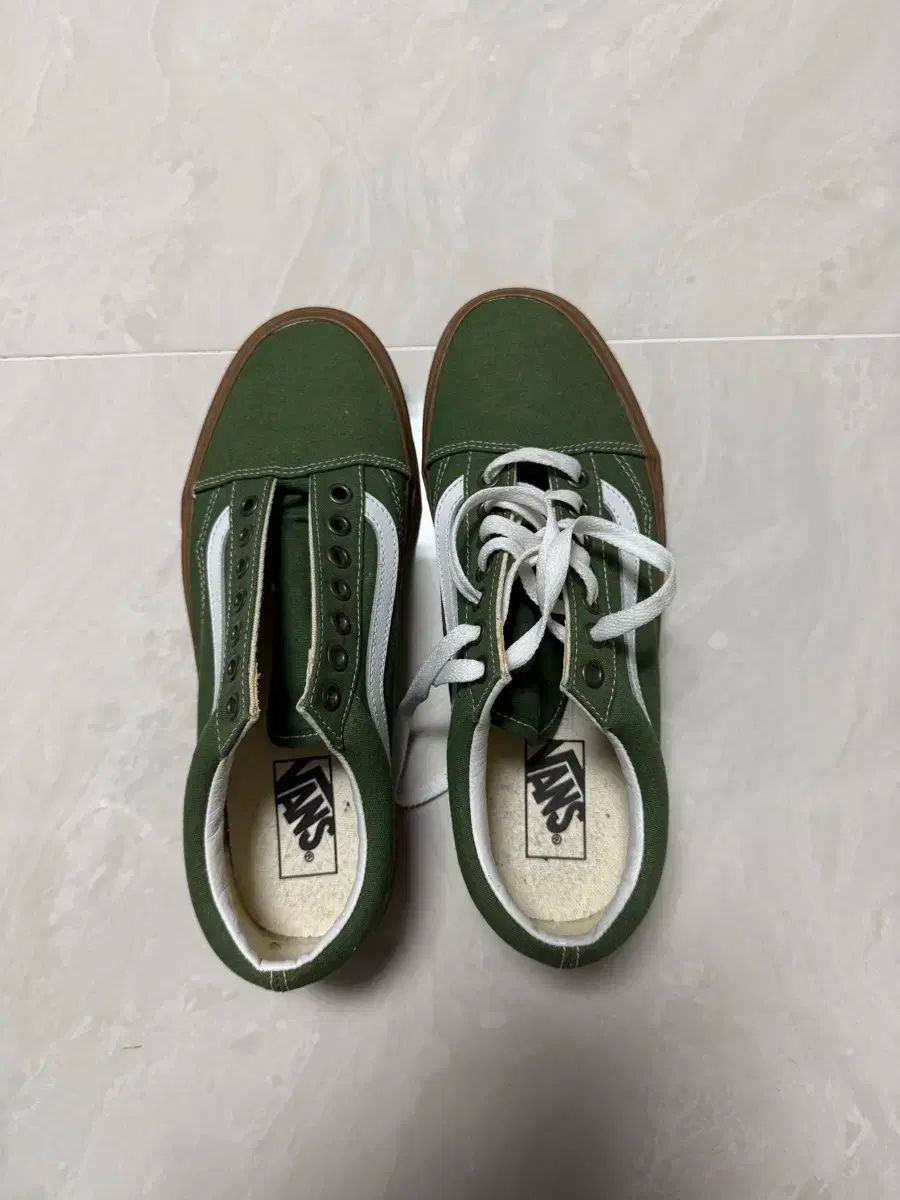 ヴァンズ オールドスクール グリーン