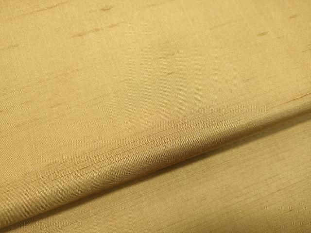 平和屋着物○上質な紬 芥子色 東武百貨店扱い 正絹 逸品 未使用