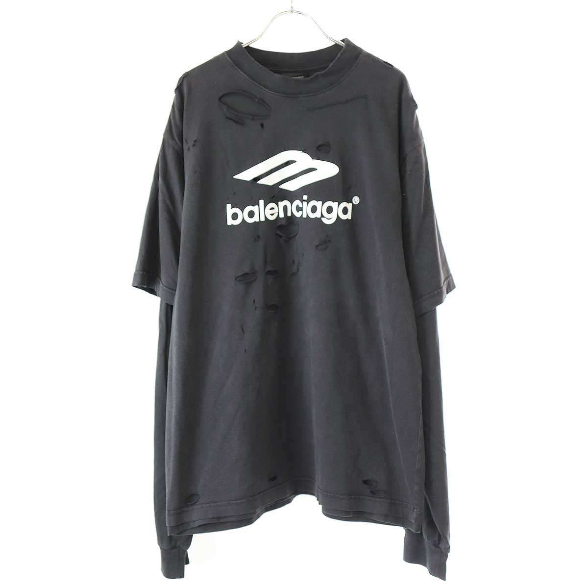 BALENCIAGA 3B Sport Icon レイヤードTシャツ