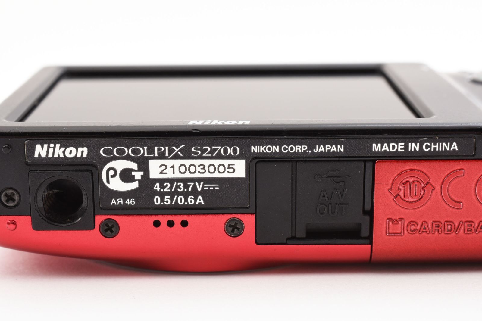 ☆良品☆ニコン Nikon COOLPIX S2700 レッド ☆元箱付属☆ L680