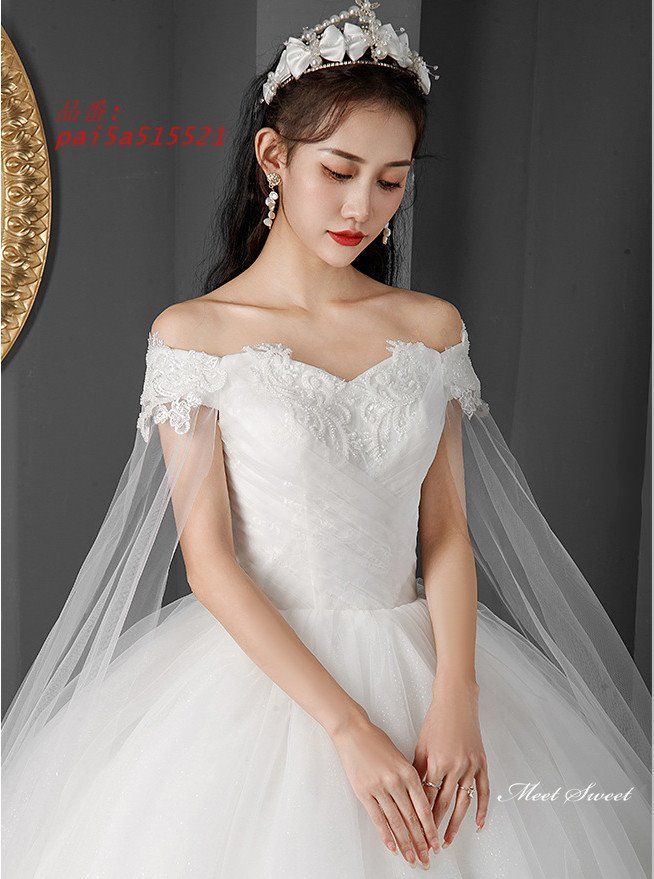 ウェディングドレス ロングドレス