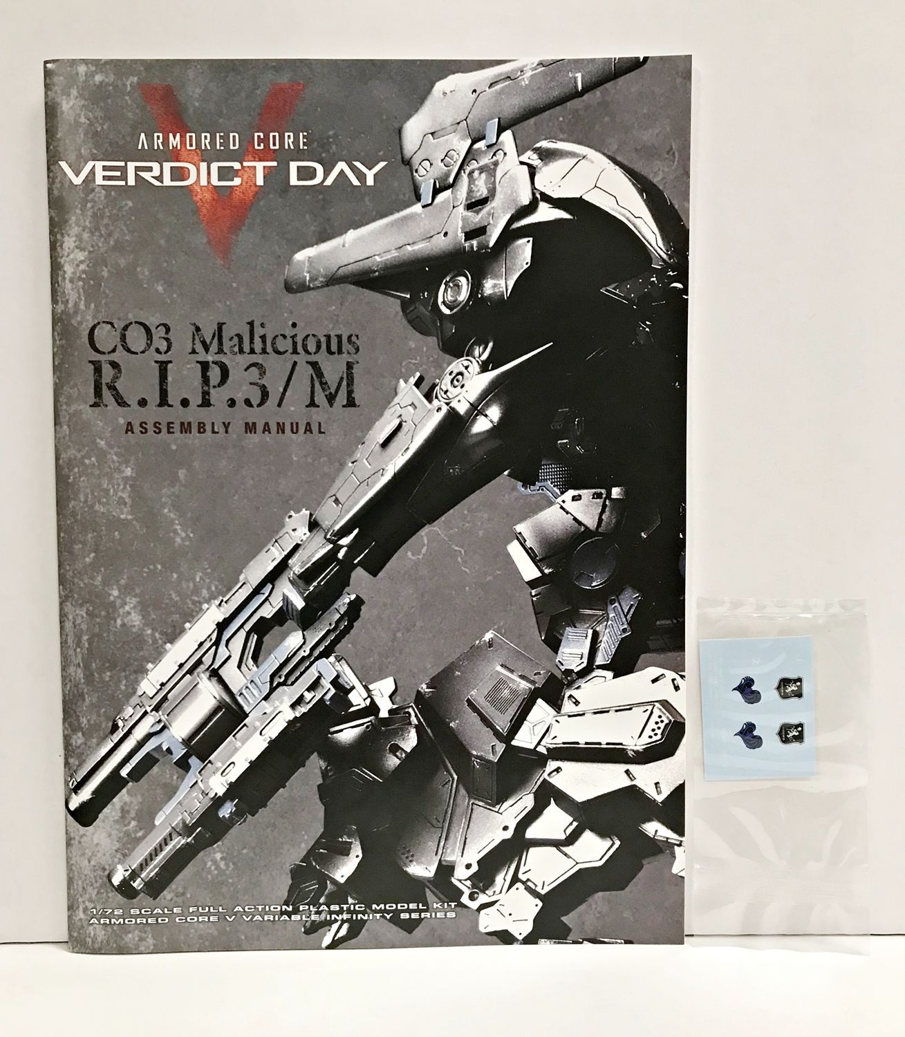 34.【未組立】1/72 CO3 Malicious R.I.P.3/M(ブルー・マグノリア搭乗機) アーマード・コア ヴァーディクトデイ【併売品】