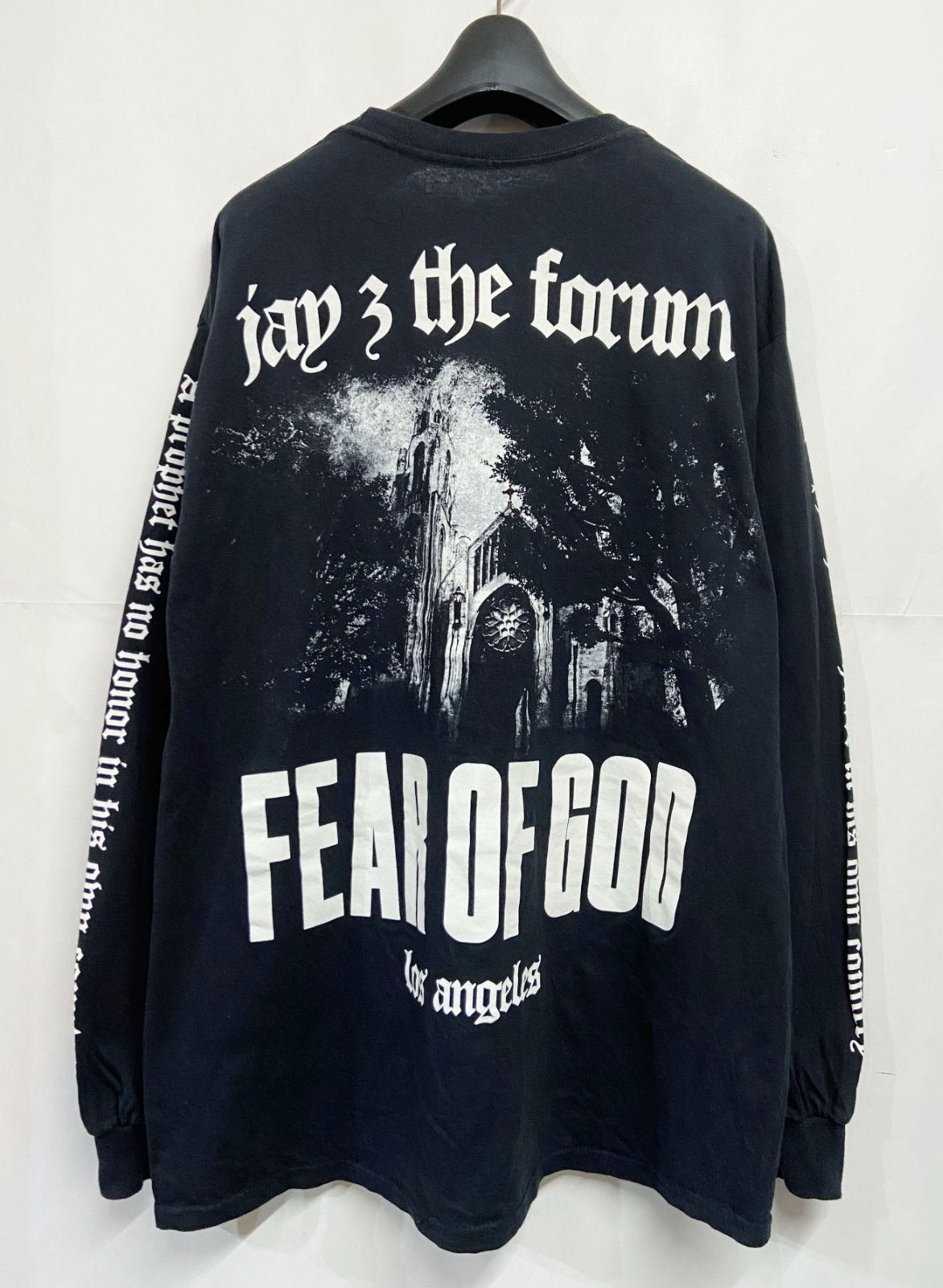 FEAR OF GOD x JAY-Z｜フィアオブゴッド ジェイ・Z Forum Long Sleeve Tee フォーラム ロングスリーブ Tシャツ  ロンT メルカリ