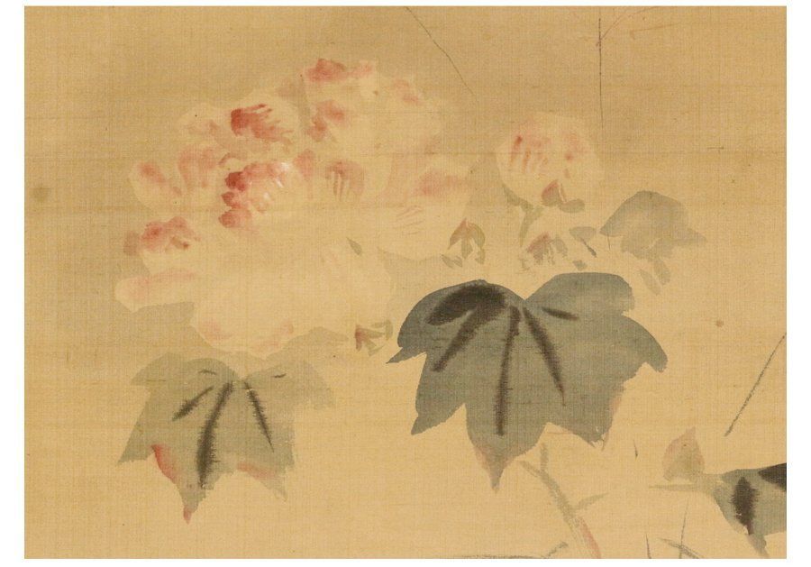 【真作】掛軸　白梅に月図　幽玄の美　墨彩日本画　春の情緒漂う花鳥画　S71 真作】掛軸 白梅に月図 幽玄の美 墨彩日本画 春の情緒漂う花鳥画