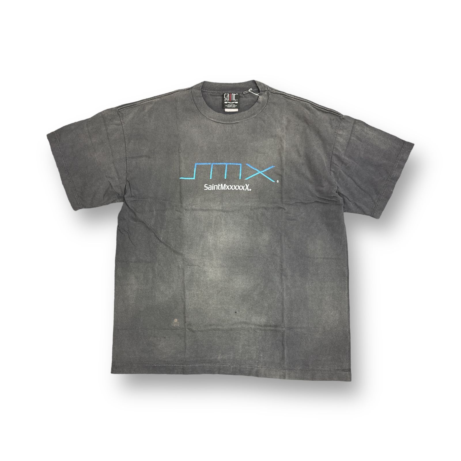 未使用品 SAINT MICHAEL 24SS SMX_SS TEE ヴィンテージ加工 プリント T  