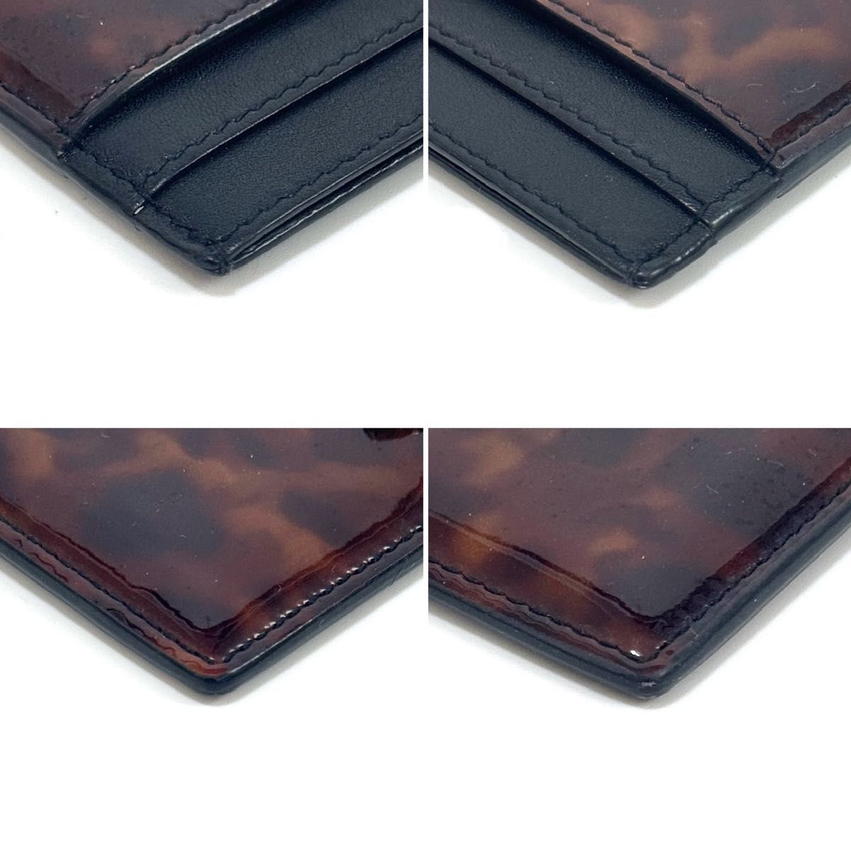 【YVES SAINT LAURENT】リアルレザーパスケース・名刺入れ YVES SAINT LAURENT】リアルレザーパスケース・名刺入れ