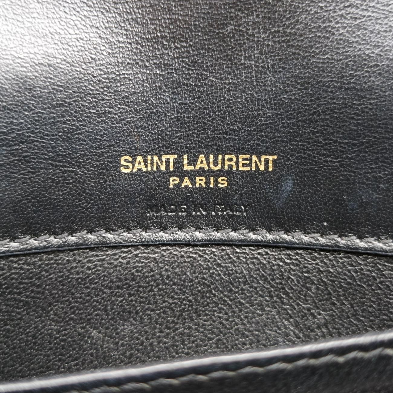 Saint Laurentケイトブラックレザー534395ALM.534395.0718