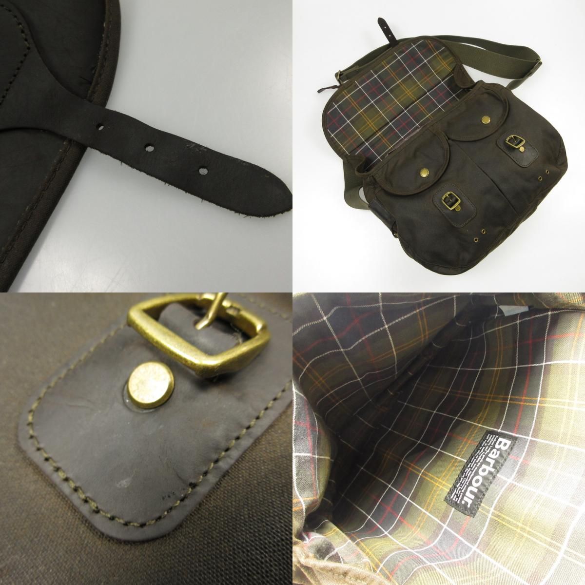 【姫路東店】 中古 Barbour | バーブァー ショルダーバッグ WAX LEATHER TARRAS BAG UBA0003 オリーブ 【121】 姫路東店】 中古 Barbour | バーブァー ショルダーバッグ WAX LEATHER