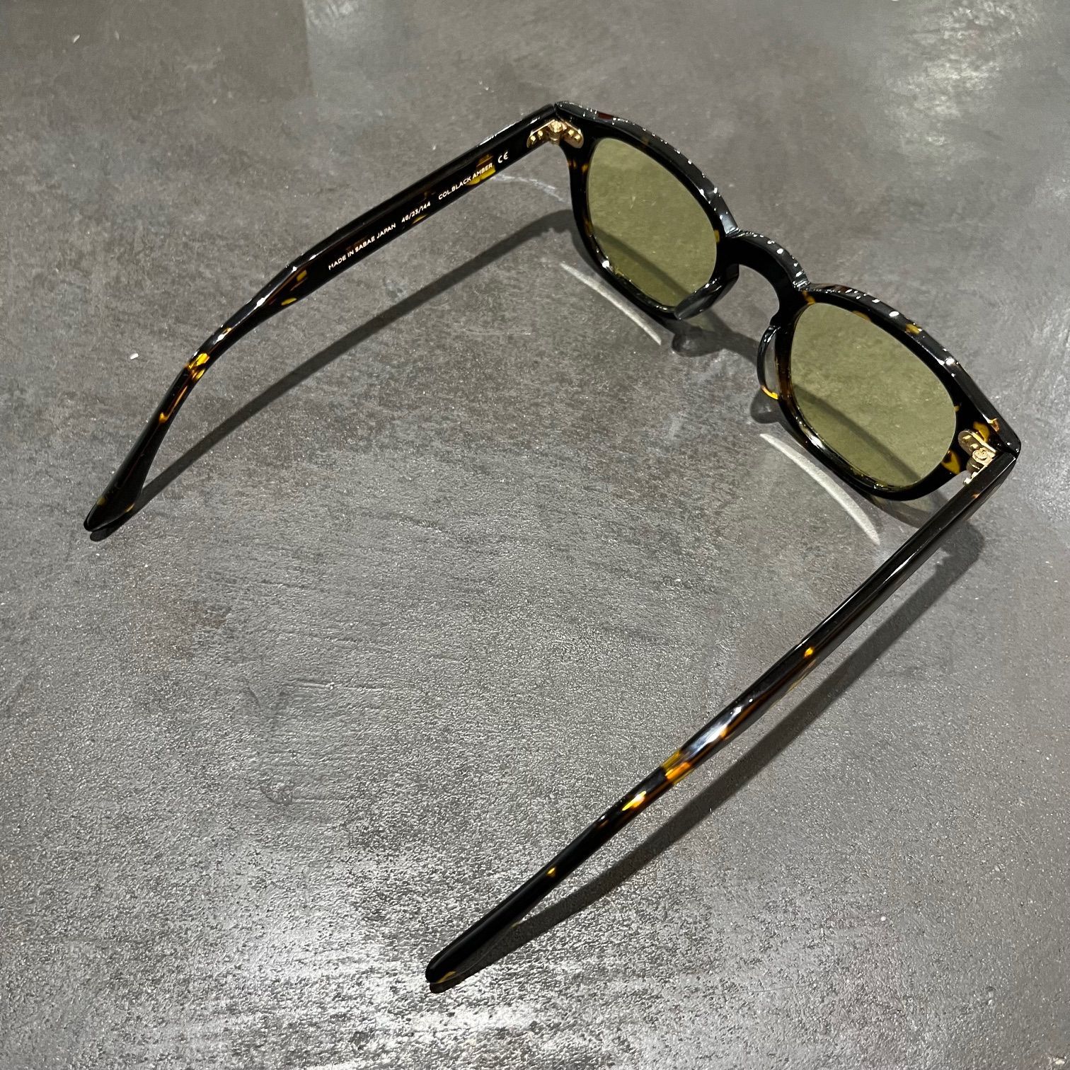 NOCHINO OPTICAL NOCHINO N1 #15 BLACK AMBER × LIGHT YELLOW (調光モデル) ノチノ 鯖江 サングラス 眼鏡 ノチノオプティカル 74288A4