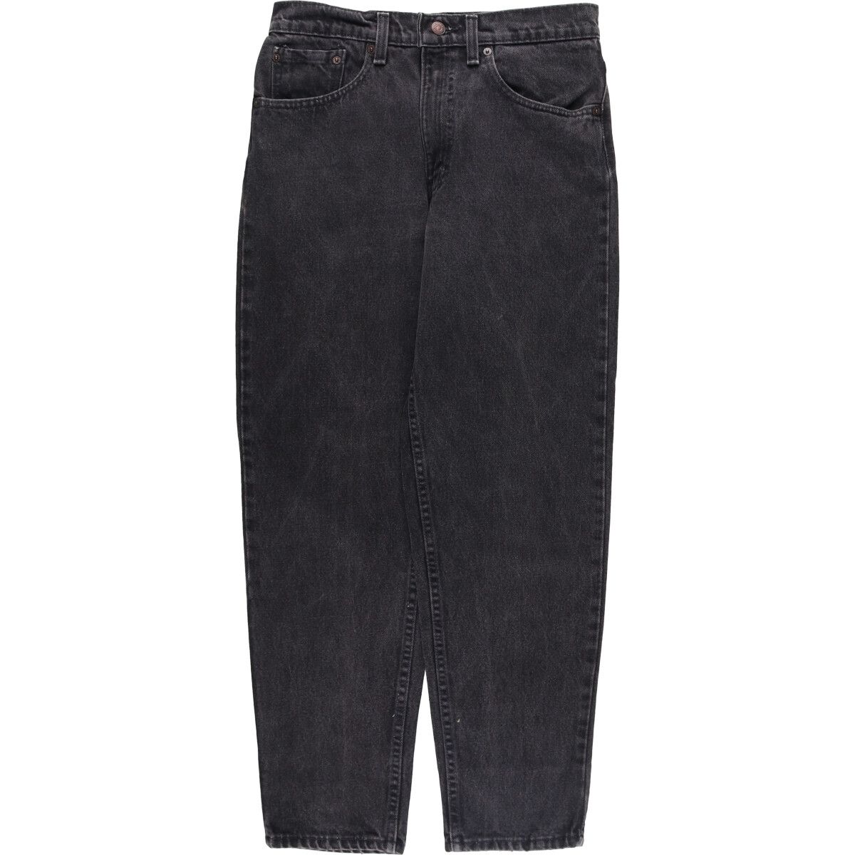 古着 90年代 リーバイス Levi s 50550-0260 RELAXED FIT TAPERED LEG ブラックデニム テーパードデニムパンツ |evb031727