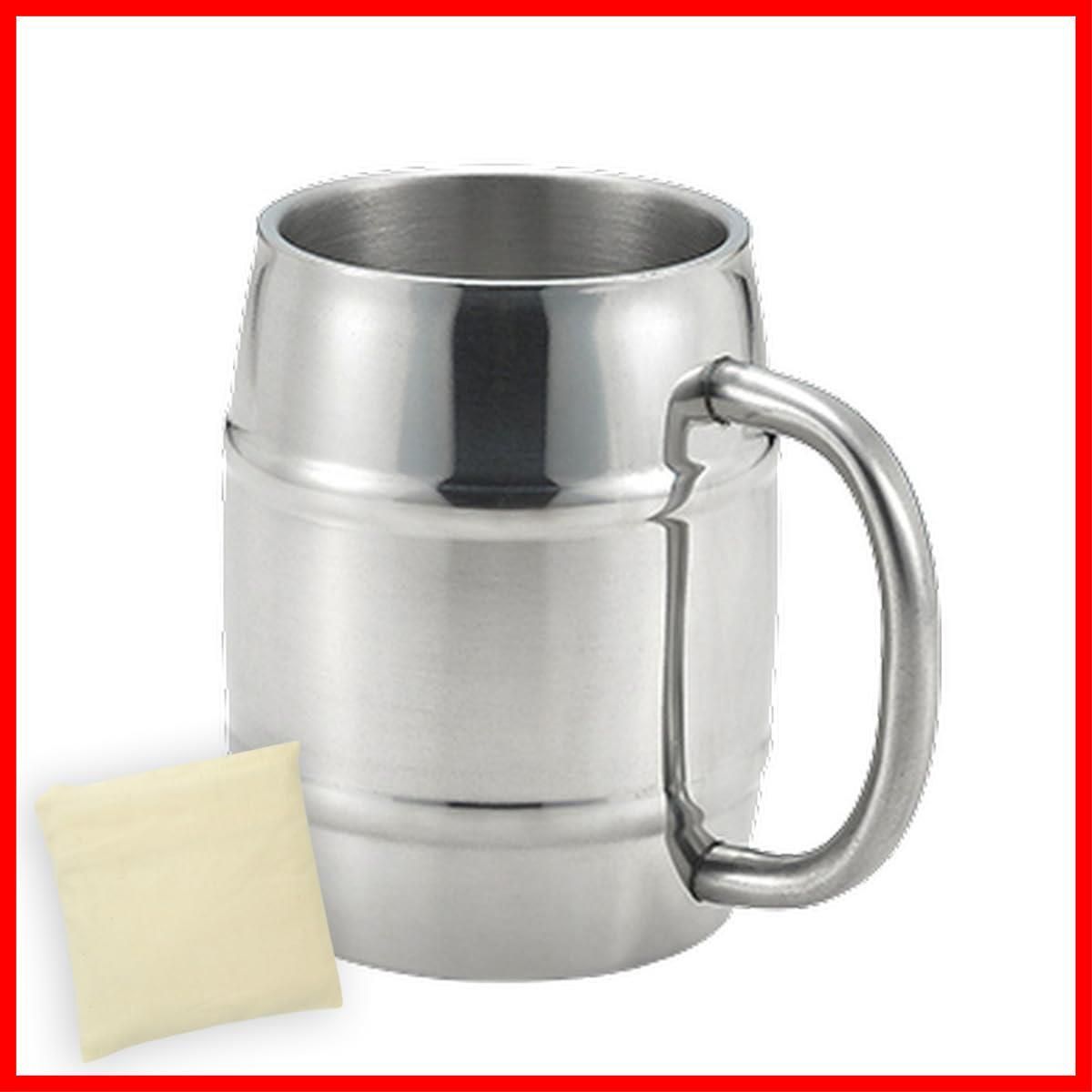 【新着商品】ステンレス 1pc（ ハイテクタルマグ ビアジョッキ ） キャンプ ＆ bag 450ml Eco J-kitchens