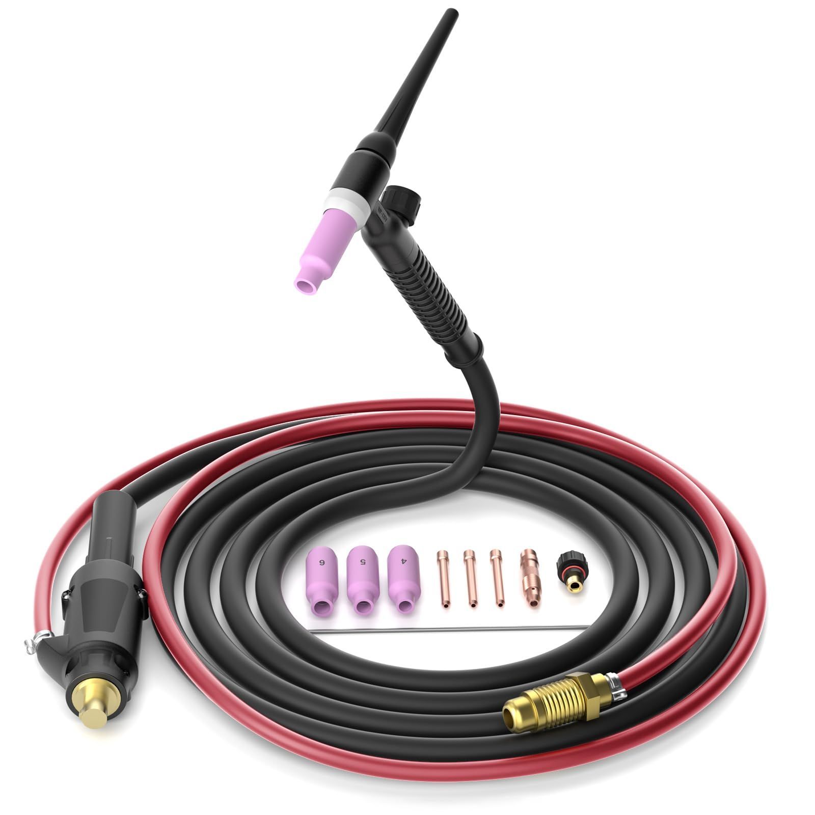 Style WP-17FV-JP MIGVAN Lift TIGトーチ 4M 空冷式TIG溶接トーチ 150A 半自動溶接機用トーチコード WP-17FV リフト TIG溶接用 M-140 M-180に対応