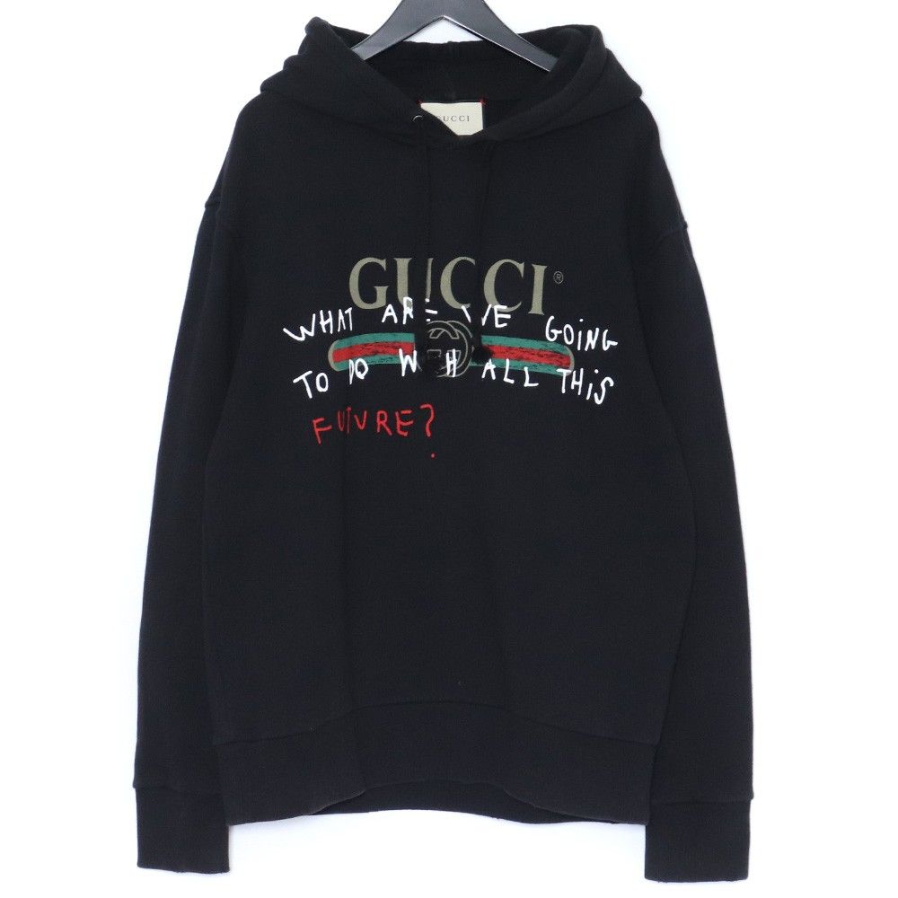 GUCCI グッチ ココキャピタン スウェット GUCCI ココキャピタンロゴスウェットパーカー Mサイズ - メルカリ
