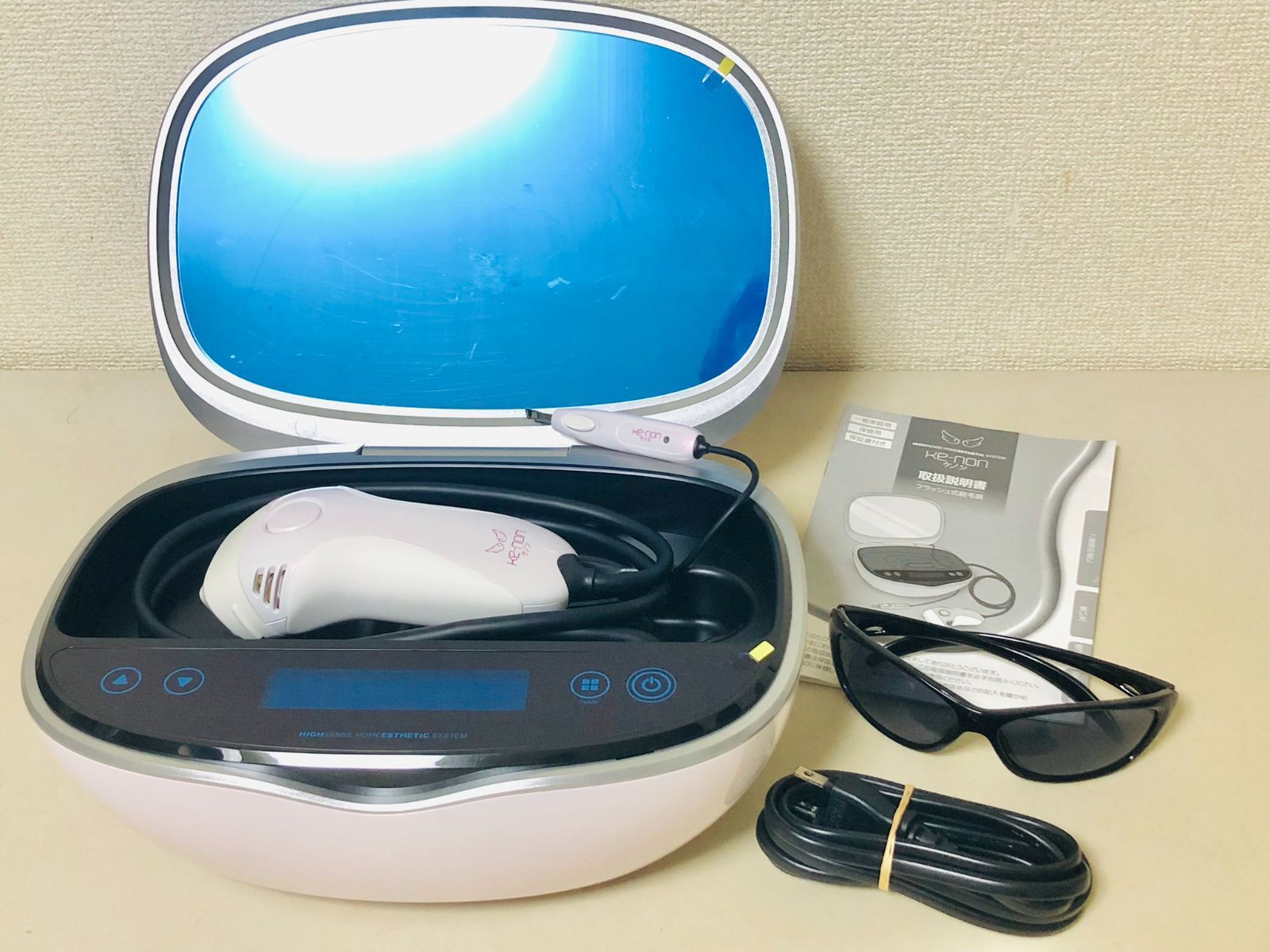 KE-NON バージョン8.5 脱毛器 ストロングカートリッジ付き ケノン 脱毛