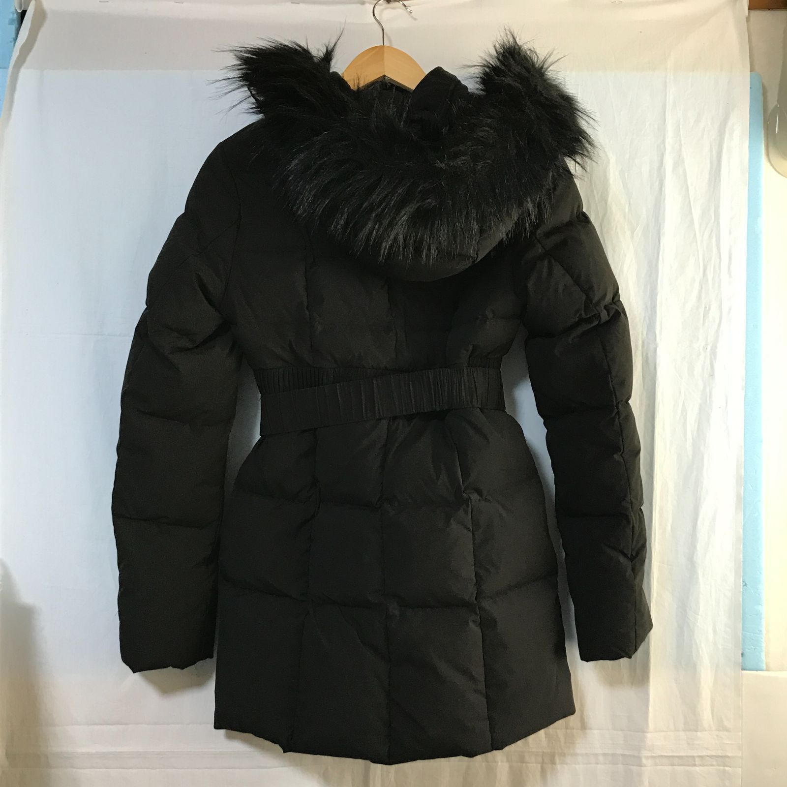 中古・古着通販】GYDA (ジェイダ) GYGYベルト付きロングダウンコート ブラック サイズ:Free｜ブランド・古着通販  トレファク公式【TREFAC FASHION】スマホサイト GYGYベルト付きロングダウンコート