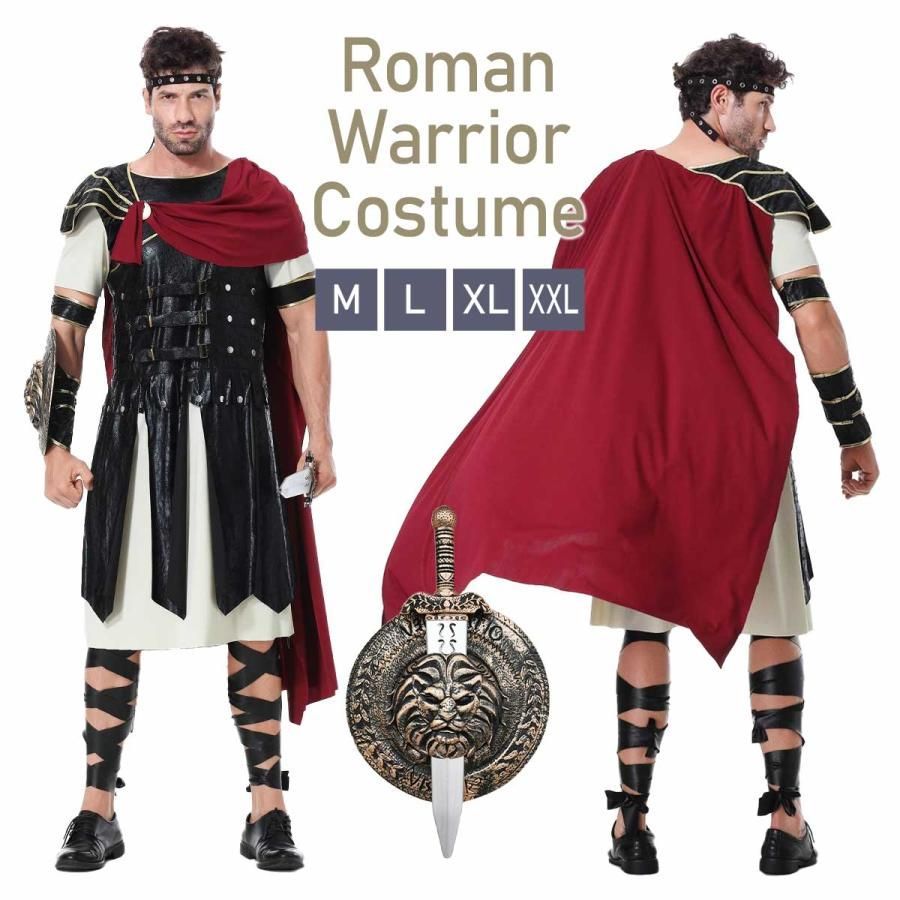 ハロウィン コスプレ 戦士 衣装 騎士 仮装 剣士 コスチューム メンズ
