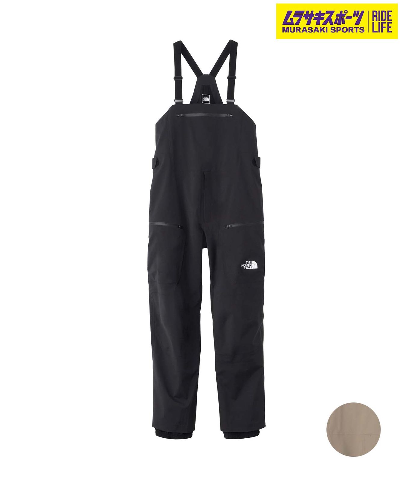 【ムラスポ公式】新品 THE NORTH FACE ノースフェイス スノーボード ウェア パンツ ユニセックス LAYBACK BC BIB ムラサキスポーツ 24-25モデル LL E2