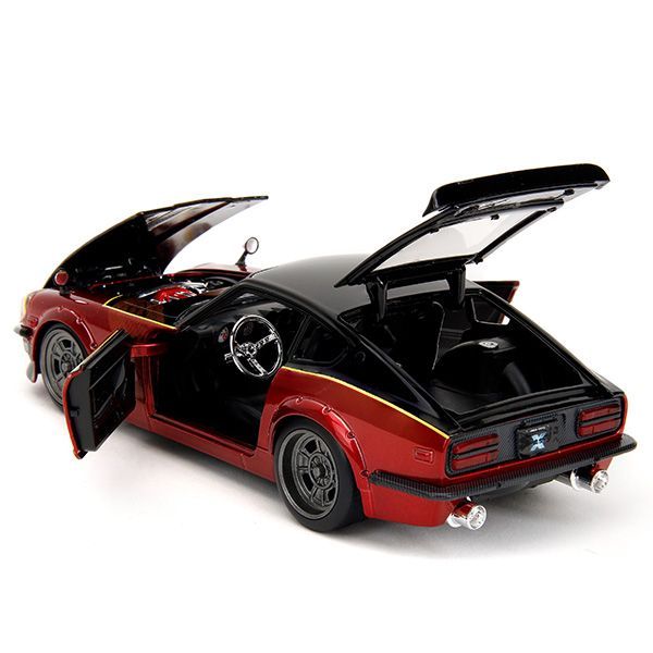 JADATOYS 1:24 ワイルドスピードダイキャストカー 1972 DATSUN 240Z