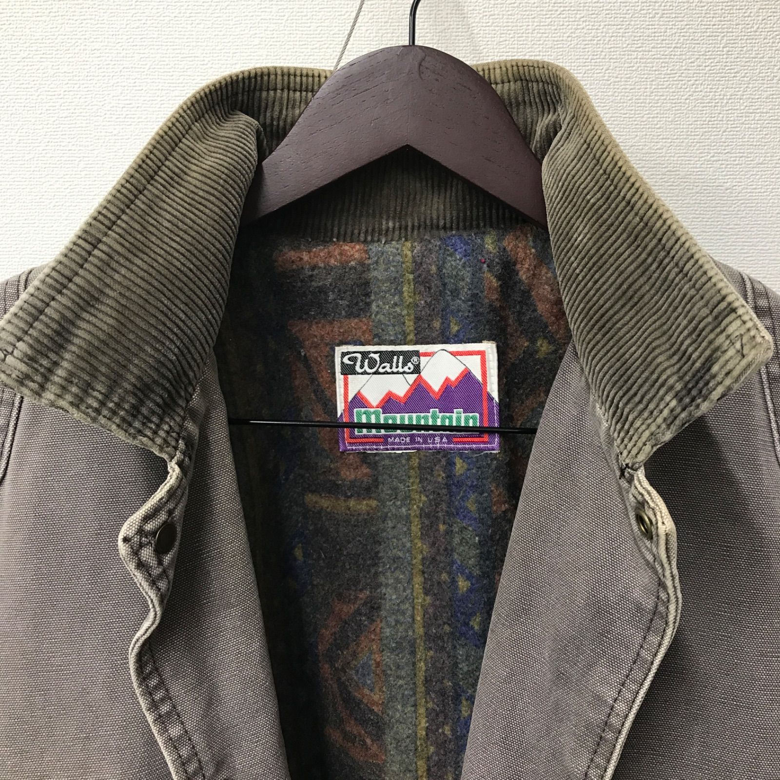 M9093 USA製 リバーシブル ジャケット Walls mountain ウォールズ 