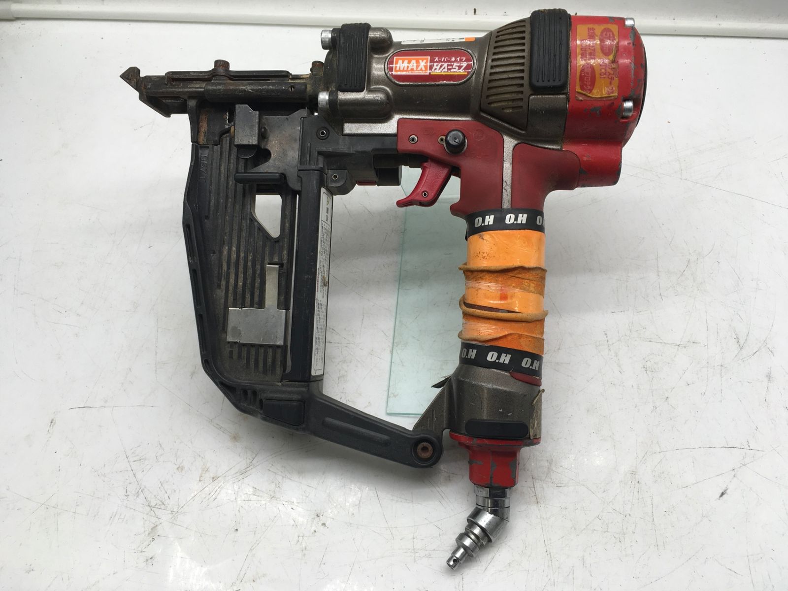 品 MAX|マックス 高圧 エアネイラ フロアネイラ HA-57|957Tフロア ITUISXX7KK32 エコツール岡崎インター店 M02