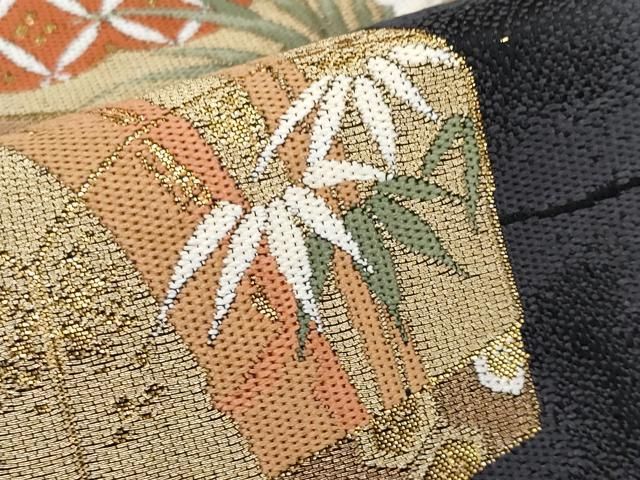 黒地 金糸