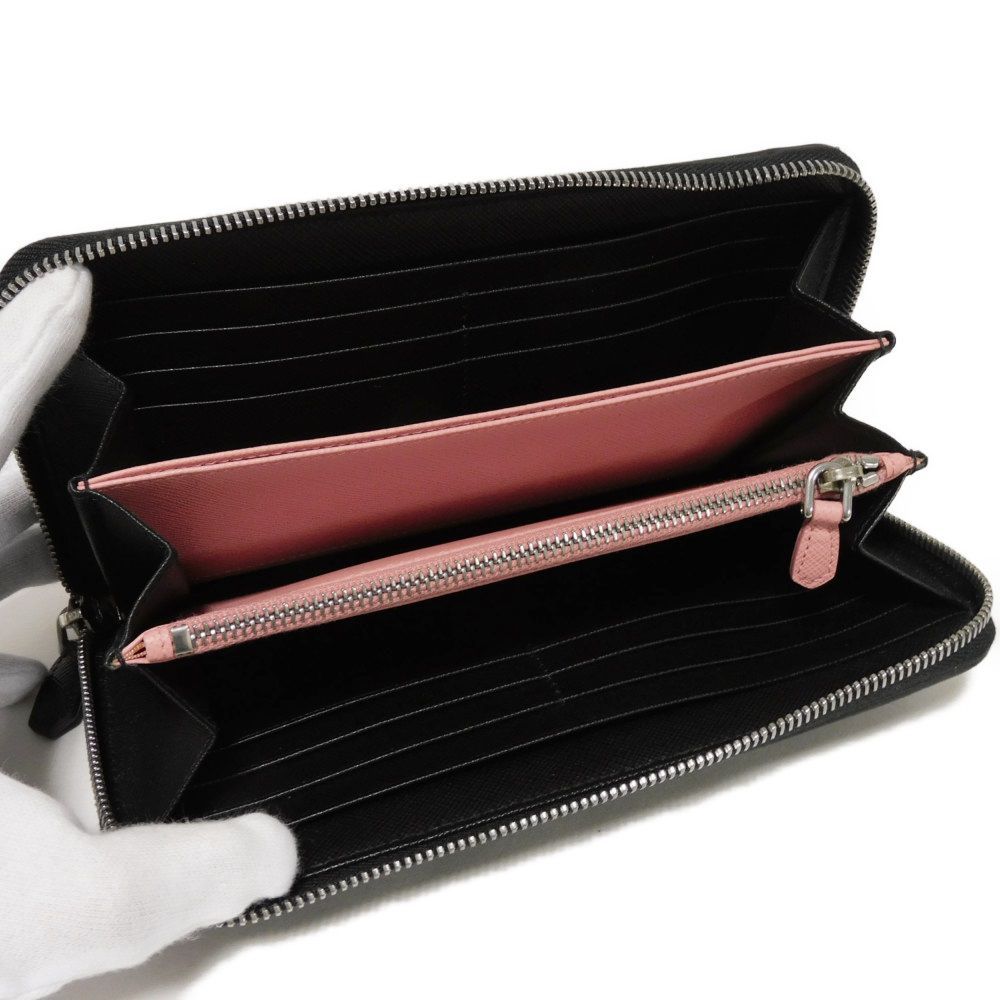 PRADA プラダ サフィアーノ ロボット ジップアラウンドウォレット  