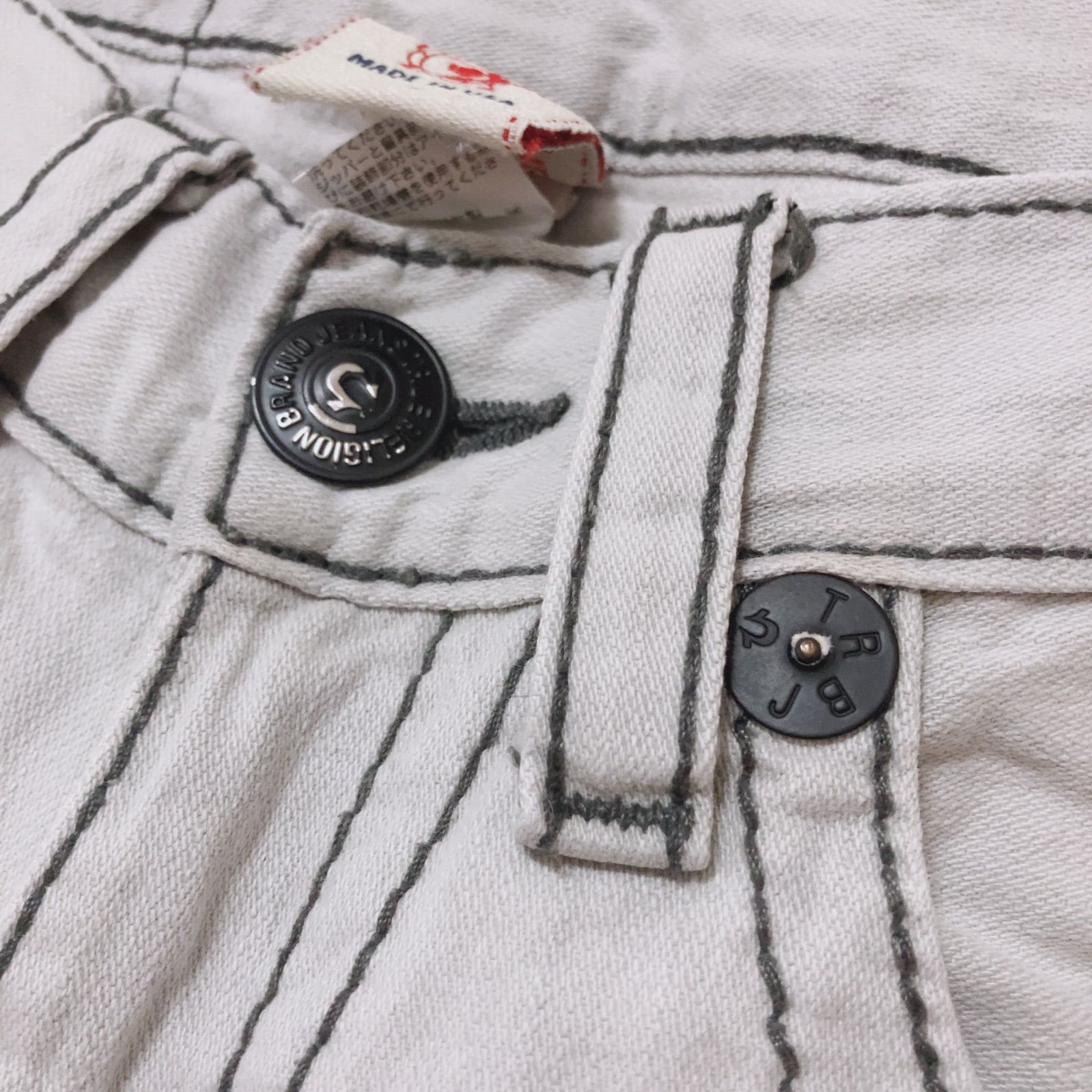 希少 true religion デニム ホワイト TRUE RELIGION buggyデニム希少