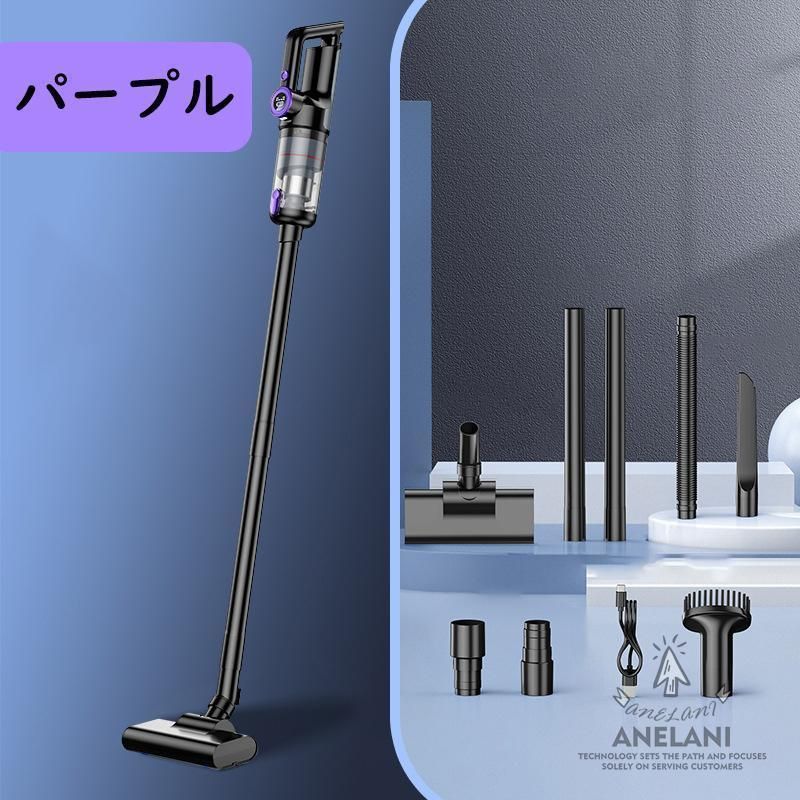 掃除機 コードレス 充電式 強力吸引 サイクロン式 48000 Pa 軽量ハンディ掃除機 5 WAY USB-TypeC充電式 スティック 一人暮らし 省エネ 女性 車両用 2025最新