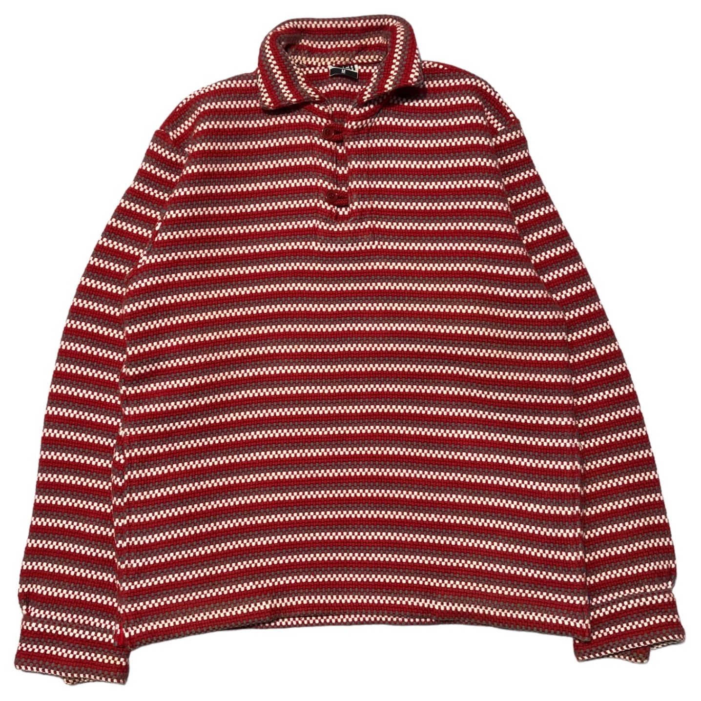 GOODENOUGH(グッドイナフ) 90~00's striped knit pullover shirt