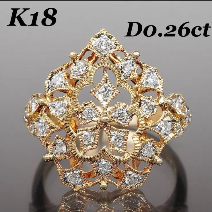 ダイヤモンド リング コンビ D0.24ct ダイヤリング 幅広 指輪 リング コンビ ダイヤモンド 指輪」の人気商品一覧 | 安い商品を通販