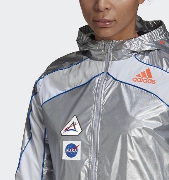 新品　adidas アディダス　フルジップランキングジャケット　NASA M