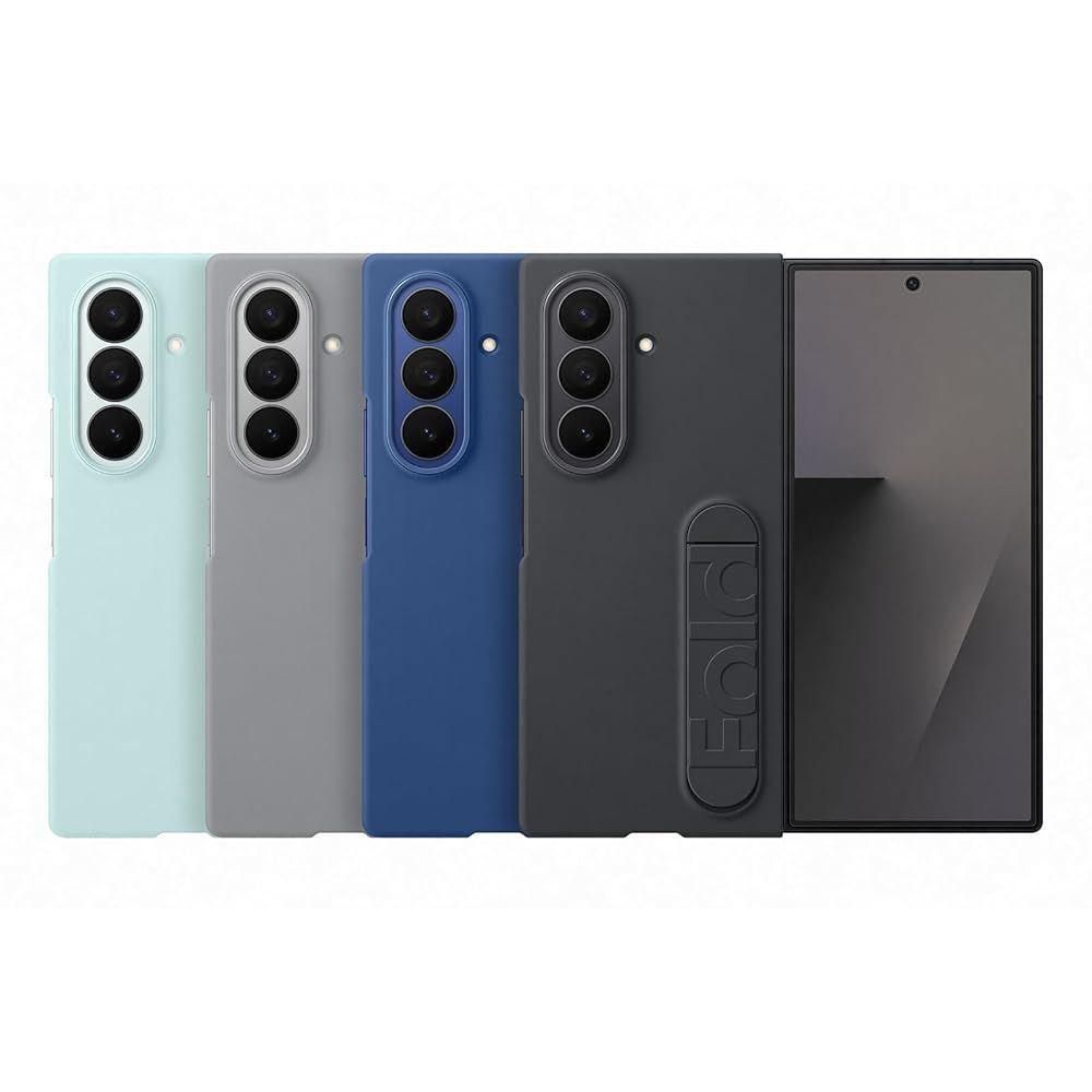 Samsung Galaxy Z F 7 Silicone Case シリコンケース スタンド付き EF-MF966 海外純正品 Melon Family スマホクリーナー セット