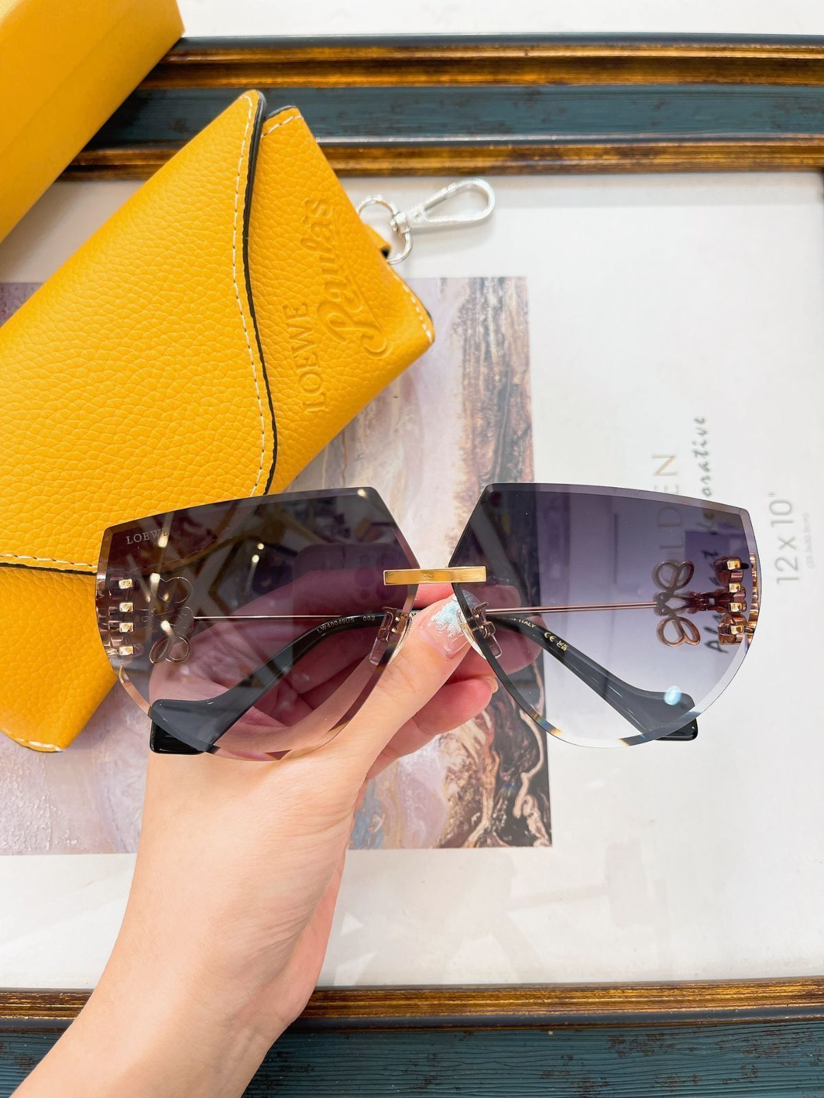 LOEWE サングラス ロエベ LOEWE サングラス レディース メンズ （ブラック