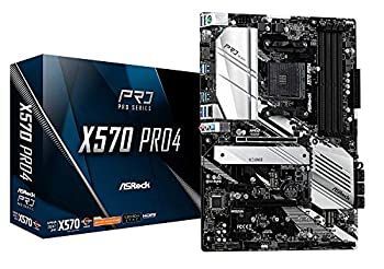 【中古】【非常に良い】ASRock AMD Ryzen 3000シリーズ CPU(Soket AM4)対応 X570チップセット搭載 ATX マザーボード X570 Pro4