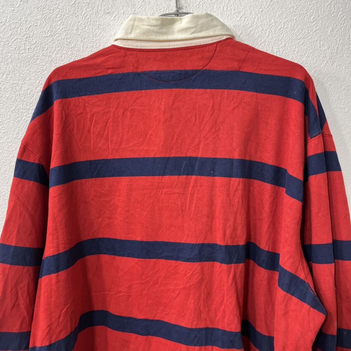 POLO RALPH LAUREN 長袖 ラガーシャツ 4XL レッド ポロ ラルフ