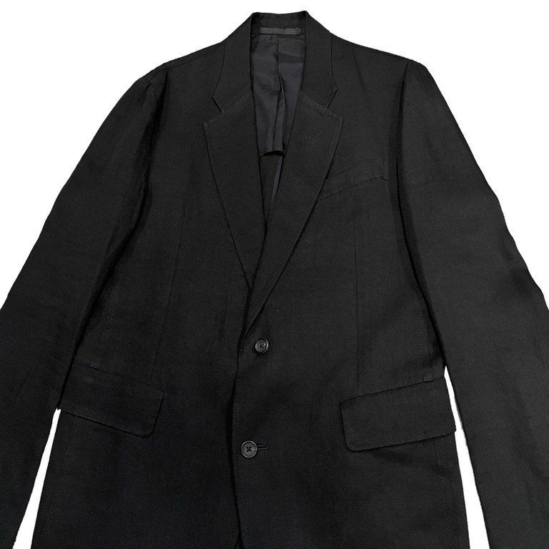 Y's YOHJI YAMAMOTO リネン混 テーラードジャケット　サイズ2 yohji yamamoto - Y's for men | COTTON LINEN VIYELLA 2