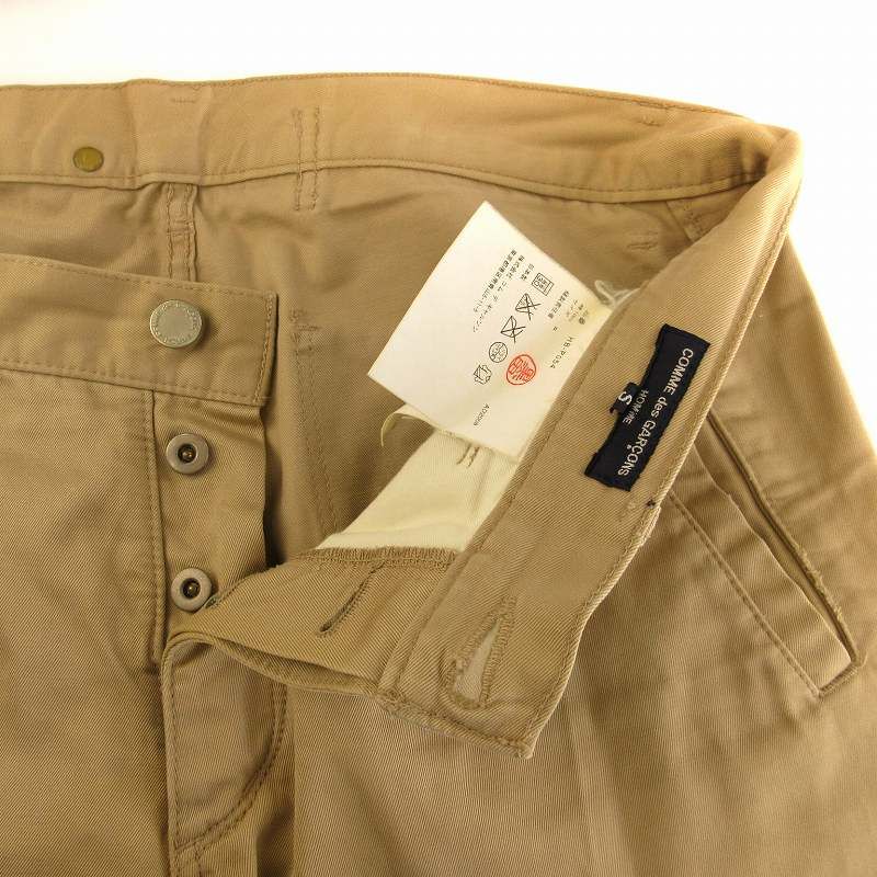 COMME des GARÇONS ベージュチノパン comme des garçons HOMME