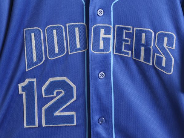 【お得なクーポン配布中!】 ローリングス ドジャース ベースボール シャツ メンズ XL 程 ゲームシャツ ユニフォーム メジャーリーグ 半袖シャツ 大きいサイズ 大リーグ