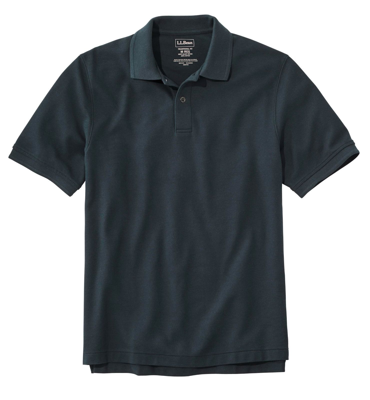 Size:2XL_Color:ブラック L.L.Bean（エルエルビーン） メンズ プレミアム・ダブル・エル・ポロシャツ、半袖 ジャパン・フィット XXLサイズ ブラック Black ０ＵＮＫ６１０００９