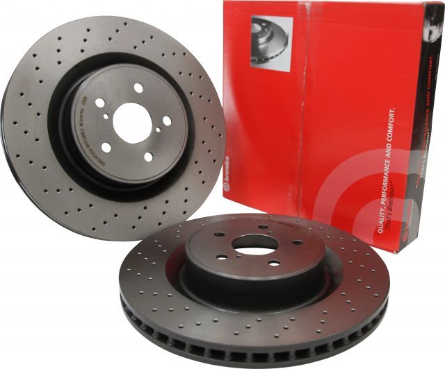 brembo ブレンボ ブレーキローター スタンダード フロント 左右セット MERCEDES BENZ メルセデスベンツ W204 Cクラス SEDAN 204041 09.A613.51